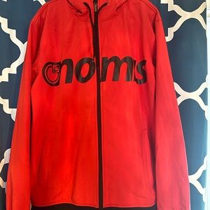 Nomi Red Windbreaker Jacket